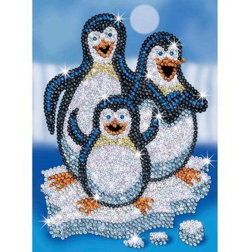Набір для творчості Sequin Art Red Пінгвіни Пепіна 25*34см SA1503 фото
