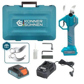 Секатор акумуляторний Konner&Sohnen KS CPS20V-40 CASE KSCPS20V-40CASE фото