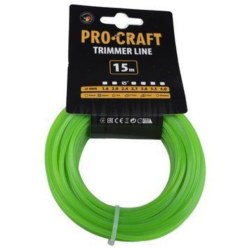 Волосінь квадрат Procraft 2.4мм 15м PC-КV-2.4/15 фото