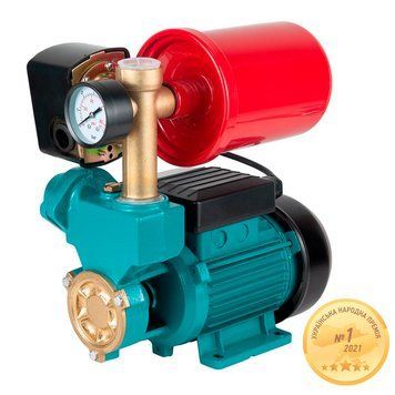 Станція 0.37кВт Hmax 32м Qmax 40л/хв (вихровий насос) 1л AQUATICA AUTOGPa125ZA (776016) SG-776016 фото