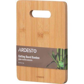 Доска кухонная Ardesto Midori, 20х15х1см, бамбук (AR1420BA) AR1420BA фото