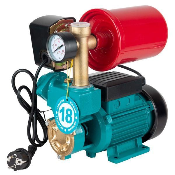 Станція 0.37кВт Hmax 32м Qmax 40л/хв (вихровий насос) 1л AQUATICA AUTOGPa125ZA (776016) SG-776016 фото
