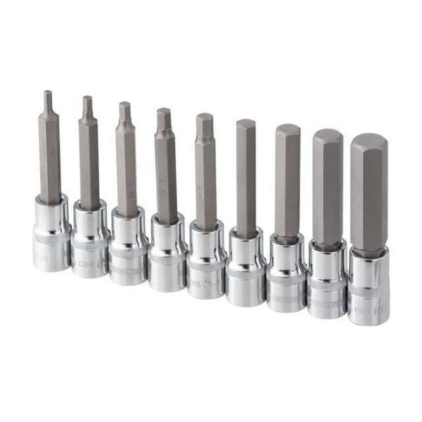 Набор бит HEX 1/2&rdquo; 4-17, 100мм, S2, STORM INTERTOOL ET-8406 ET-8406 фото
