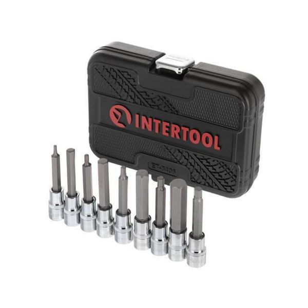 Набор бит HEX 1/2&rdquo; 4-17, 100мм, S2, STORM INTERTOOL ET-8406 ET-8406 фото