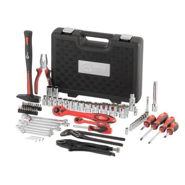 Набор инструментов профессиональный 1/2" & 1/4" 72 ед. INTERTOOL ET-6073 ET-6073 фото