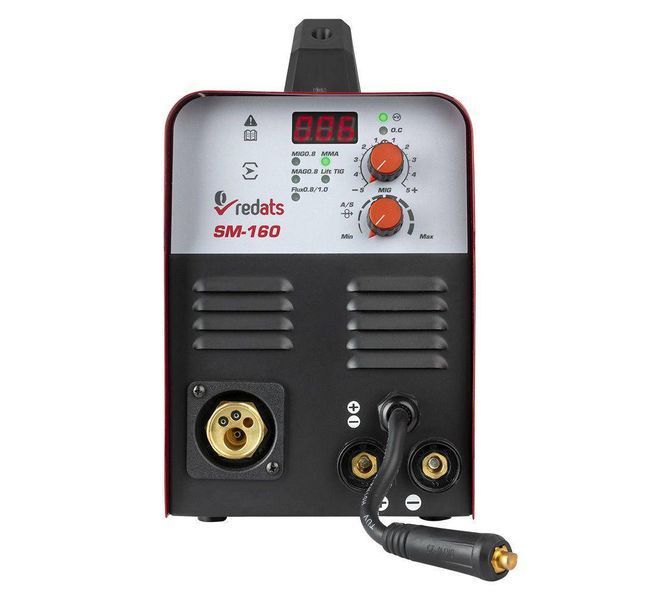Зварювальний апарат REDATS SM-160 MIG/MAG, Lift TIG, MMA, дріт Flux 19-00-51 фото