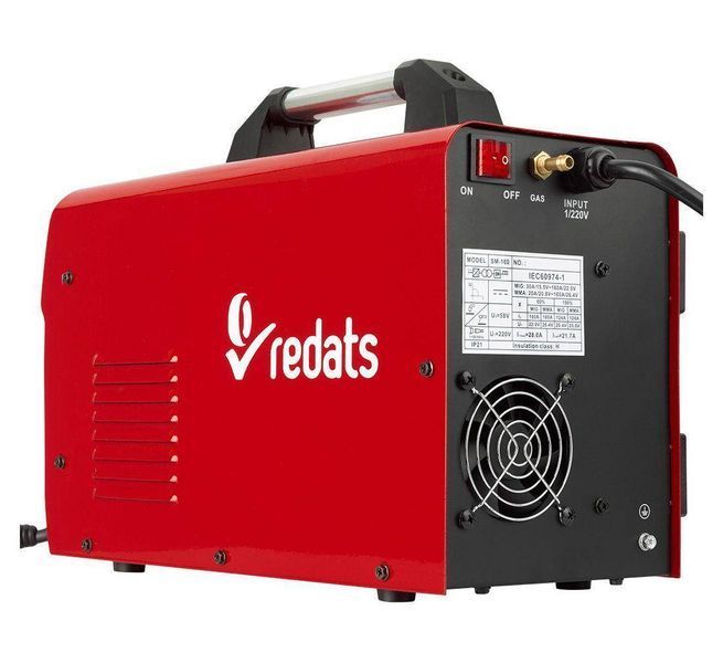 Зварювальний апарат REDATS SM-160 MIG/MAG, Lift TIG, MMA, дріт Flux 19-00-51 фото
