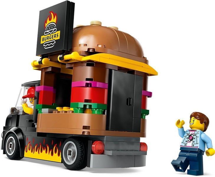 Конструктор LEGO City Грузовик с гамбургерами 194 деталей (60404) 60404 фото