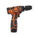 Шурупокрут-дриль акумуляторний Tekhmann TCD-12/2 BS Kit 12В 1х2А&middot;год 30Нм 0-400&middot;1400об&middot;хв 1кг кейс з приляддям 850979 фото 3