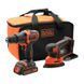 Набор из двух инструментов BLACK+DECKER BCK23S1S BCK23S1S фото 1