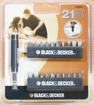 Набір біт Black&Decker A7074-XJ, 21 предмет A7074 фото
