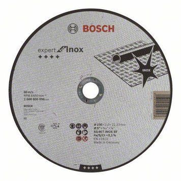Диск отрезной Bosch Expert for Inox, 230х22.23мм 2.608.600.096 фото