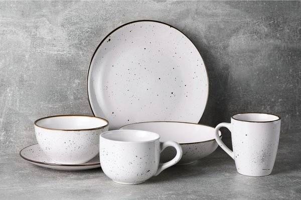 Десертная тарелка Ardesto Bagheria 19 см, Bright white (AR2919WGC) AR2919WGC фото