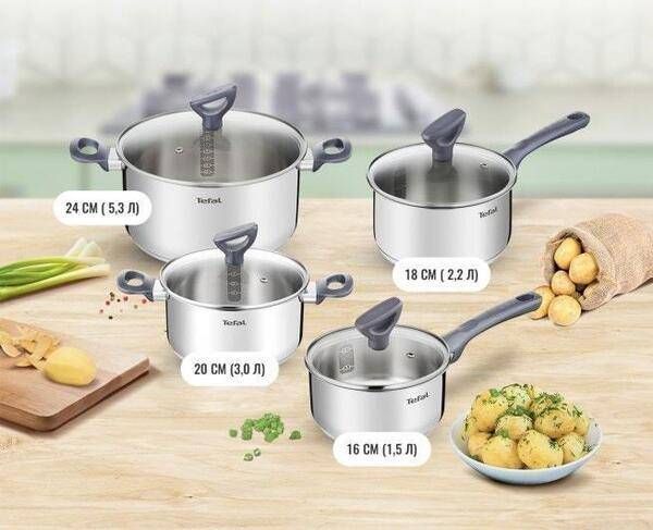 Набір посуду Tefal Daily Cook (G712S855) G712S855 фото