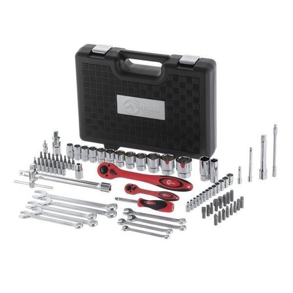 Набор инструментов профессиональный 1/2" & 1/4", 82 ед. INTERTOOL ET-6082 ET-6082 фото