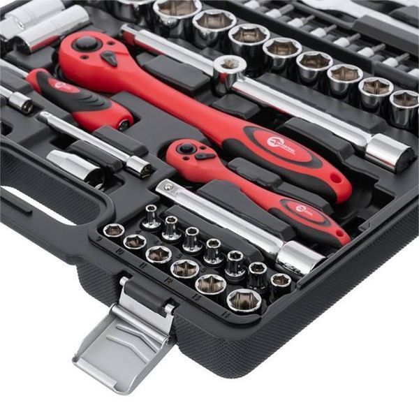 Набор инструментов профессиональный 1/2" & 1/4", 82 ед. INTERTOOL ET-6082 ET-6082 фото