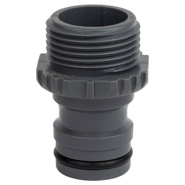 Адаптер для коннектора 3/4" универсальный 3/4"&times;1" в/с (ABS) FLORA (5015844) SG-5015844 фото