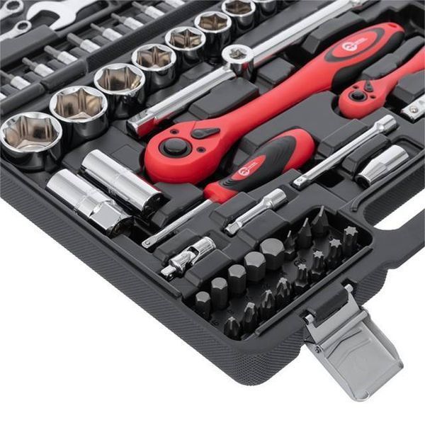 Набор инструментов профессиональный 1/2" & 1/4", 82 ед. INTERTOOL ET-6082 ET-6082 фото