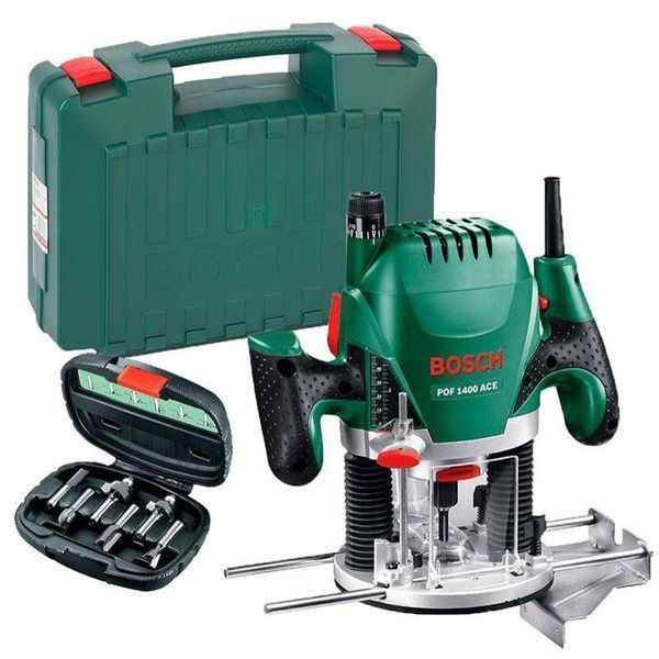 Фрезер Bosch POF 1400 ACE + набір фрез 6 шт. 0.603.26C.801 фото