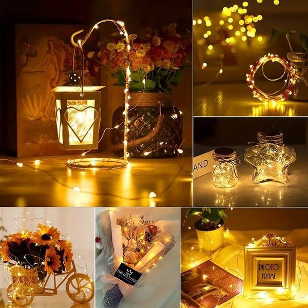 Светодиодная гирлянда ColorWay (CW-G-50L5NB) 50LED, 5м, 8 функций, теплый цвет 3AA CW-G-50L5NB фото