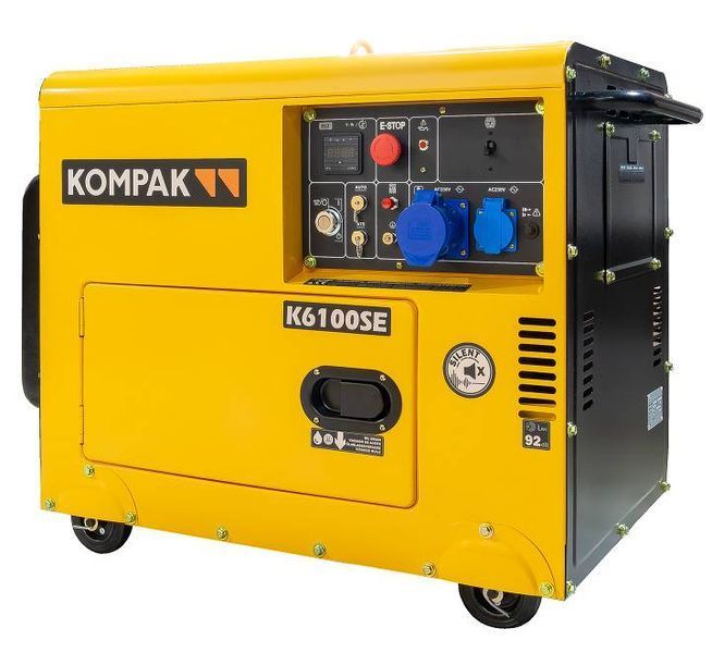 Генератор дизельний KOMPAK K6100SE 5000/5500 W K6100SE фото