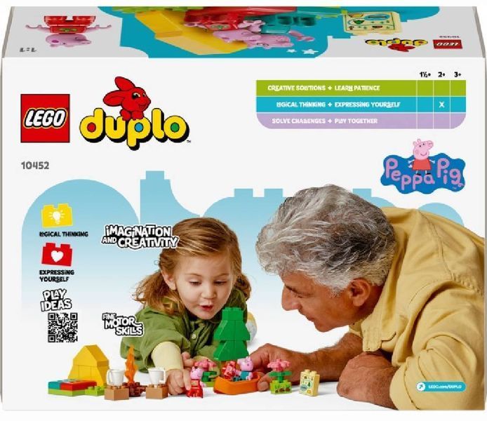 Конструктор LEGO DUPLO Peppa Pig Туристичний похід 32 деталі (10452) 10452- фото