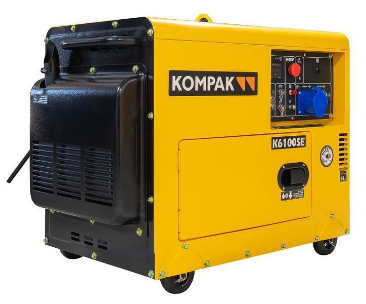 Генератор дизельний KOMPAK K6100SE 5000/5500 W K6100SE фото
