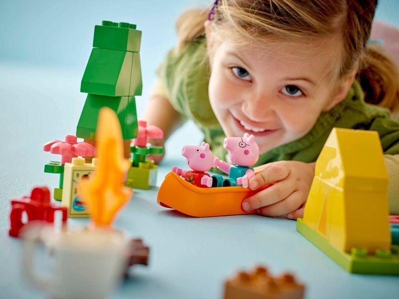 Конструктор LEGO DUPLO Peppa Pig Туристичний похід 32 деталі (10452) 10452- фото