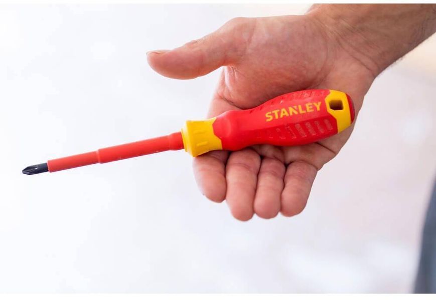 Набір з двох ізольованих викруток для електриків FatMax VDE 1000V STANLEY STHT60030-0 STHT60030-0 фото