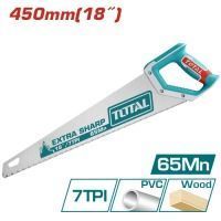 Ножовка TOTAL THT55450 7 зубов на дюйм, длина 450мм. THT55450 фото