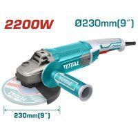 УШМ TOTAL TG12223026 кутова, 2200Вт, 230мм, 6600об/хв. TG12223026 фото