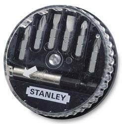 Stanley Біти в наборі 7 од. (S -5.0мм, 6.5мм - Ph 0, 1, 2 - Pz 1, 2 + тримач) (блістер) 1-68-737 фото