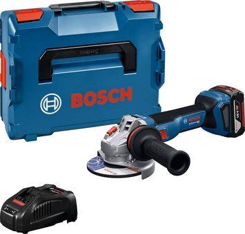 Шлифмашина угловая аккумуляторная Bosch GWS 18V-11S 125мм 18В 1x5А&middot;час 0-9000об&middot;мин 1.7кг кейс ЗП GAL1880CV 0.601.9N4.003 фото