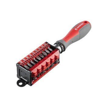 Викрутка з храповим механізмом та комплектом насадок 31 од. INTERTOOL VT-3374 VT-3374 фото