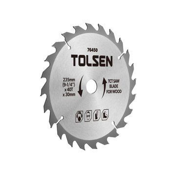 Диск пильний Tolsen по дереву, 210х48Tх30мм 76441T фото