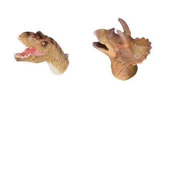Игровой набор Same Toy Пальчиковый театр 2 ед, Тиранозавр и Трицератопс X236Ut-2 X236UT-2 фото