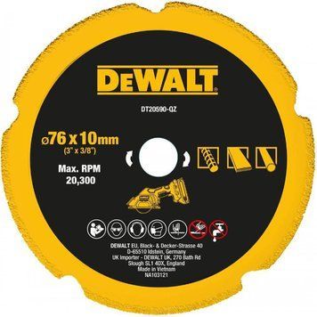 Диск пиляльний універсальний DeWALT DT20590 DT20590 фото