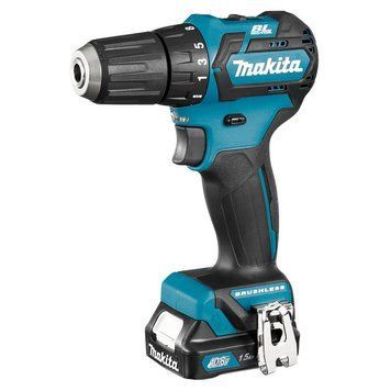 Шурупокрут-дриль акумуляторний Makita DF332DWYE 10.8В 2х1.5А&middot;год 21&middot;35Нм 0-450&middot;0-1500об/хв ЗП кейс 0.86кг DF332DWYE фото