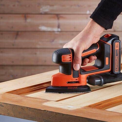 Вібраційна шліфмашина Black&Decker BDCDS18 акум., 18 В, 110 мм BDCDS18 фото