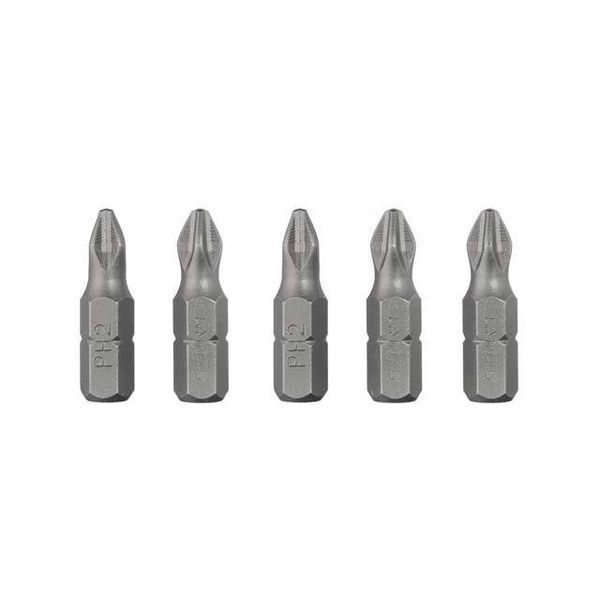 Комплект насадок викруткових PH2 1/4 "* 25мм, ACR, S2, уп. 5од., STORM INTERTOOL VT-0207 VT-0207 фото