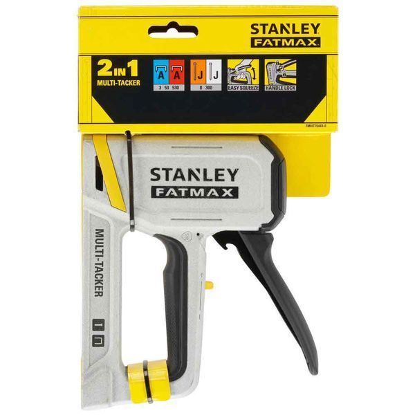 Степлер строительный Stanley FatMax Light Duty для скоб А 6-14 мм и гвоздей J 12/15 мм (FMHT70443-0) FMHT70443-0 фото