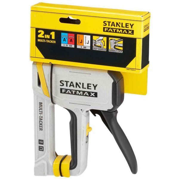 Степлер строительный Stanley FatMax Light Duty для скоб А 6-14 мм и гвоздей J 12/15 мм (FMHT70443-0) FMHT70443-0 фото