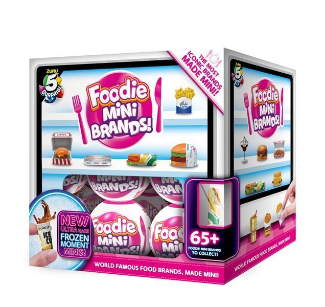Игровой набор ZURU MINI BRANDS FOODIE Фигурки сюрприз в слое 5 шт. в ассортименте 77262GQ2 фото