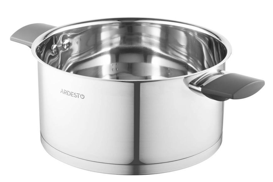 Каструля Ardesto Gemini Скляна кришка 3.9 л нержавіюча сталь (AR3639G) AR3639G фото
