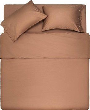 Простирадло на резинці Ardesto Mix&Match, 160х200+30см, 100% бавовна, сатин, шоколад (ART1620FSH) ART1620FSH фото