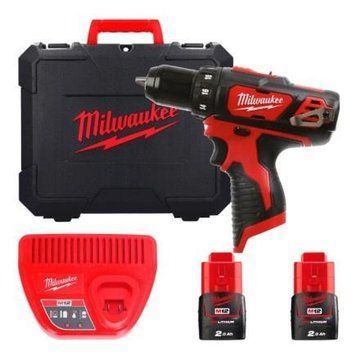 Шурупокрут-дриль акумуляторний Milwaukee M12 BLDDRC-202C 12В 2х2А&middot;год 40Нм 0-550-1700об/хв ЗП C12C кейс 1.2кг 4933499686 фото