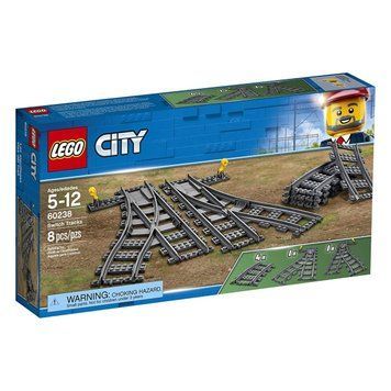 Конструктор LEGO City Залізничні стрілки 8 деталей 60238 фото