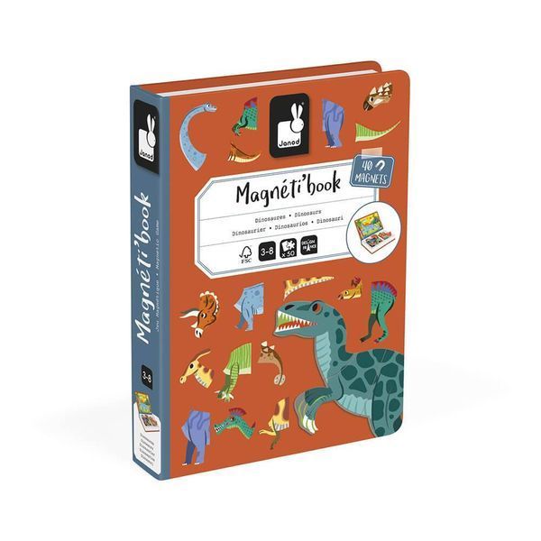 Магнітна книга Janod Динозаври J02590 J02590 фото