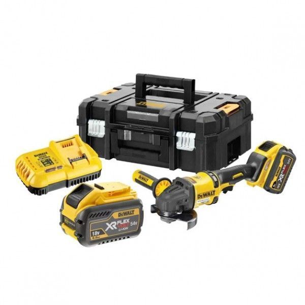 Шліфмашина кутова - болгарка акумуляторна безщіткова DeWALT DCG418X2 DCG418X2 фото