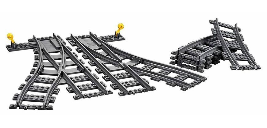Конструктор LEGO City Залізничні стрілки 8 деталей 60238 фото